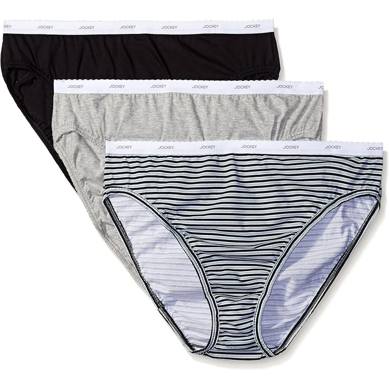 Jockey Women's Underwear Plus Size Classic French Cut - 3 Pack 