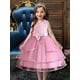 thumbnail image 2 of Tulle Sleeveless Dress With Bow For Girls, Trendy Puff Princess With Sequin For Little Girls, Suit For Party, Birthday Hal, 2 of 5