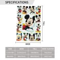 thumbnail image 3 of Bandera de jardín de temporada de Mickey Mouse, bandera de doble cara, bandera navideña para decoraciones navideñas al aire libre., 3 of 8