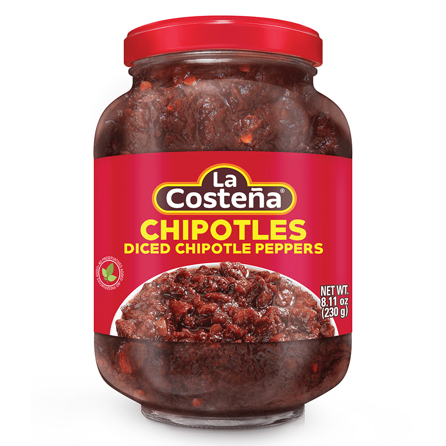 La Costeña Diced Chipotle Peppers, 8.11 oz