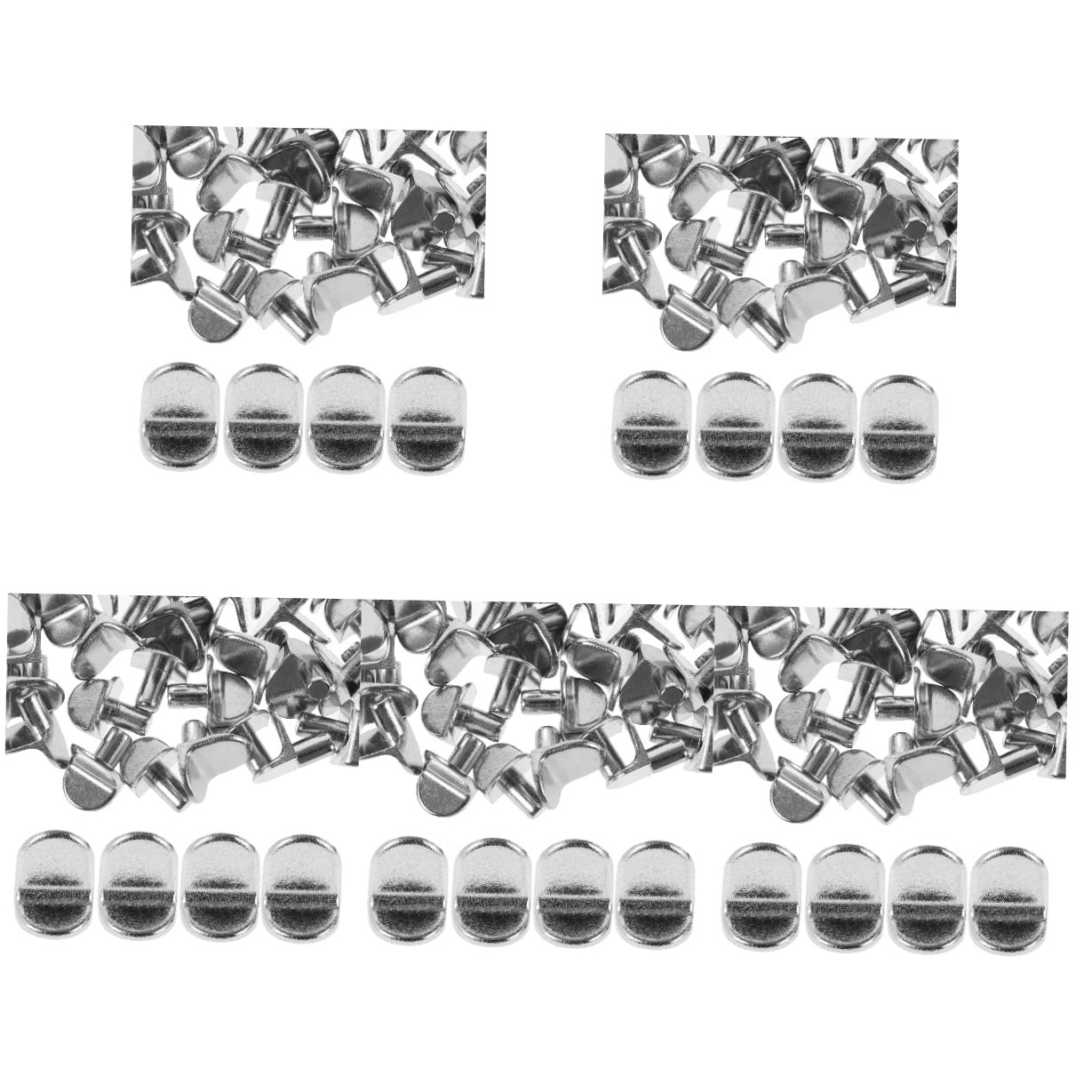 Worgeous 250 pcs Shelf Supports Metal Shelf Pegs Shelf Bracket Pegs for Bookshelf Cabinet Furniture