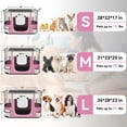 thumbnail image 2 of Corralito para Mascotas Siedihit para Perros y Gatos, Portátil para Exterior e Interior, Rosa, 2 of 6