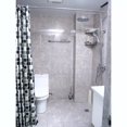 thumbnail image 3 of 1pc Waterproof Shower Curtain Geometric Printed Bath Curtains Mosaic Pattern Polyester Cloth Bathroom Accessories, 3 of 8