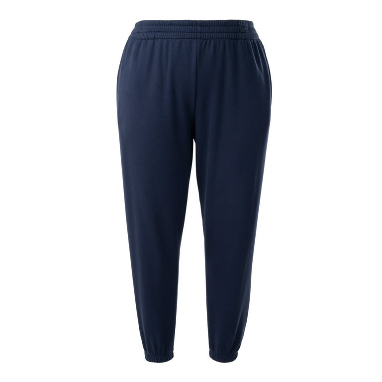 Terra Sky Women s Plus Size Cotton Blend Fleece Sweatpants 3
