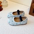 thumbnail image 5 of Busydd Toddler Slip on Shoes 2-14 Years Fashion Elastic Band and Polka Dots Girls' Mary Jane Shoes 25, 5 of 8