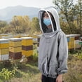 thumbnail image 4 of Beekeeping Veil Jacket, Foldable, Beekeeping Jacket, High-quality, Exquisite, Effectively, For Insects, Protective, Beekeeper, Bees,, 4 of 8