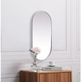 thumbnail image 5 of Metal Frame Oval Mirror 24x48 Inch in Brass, 5 of 7