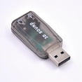 thumbnail image 3 of USB Sound Card External Sound Card USB to 3.5Mm Stereo Audio Adapter for Win 7 8 Android Speaker Lap, 3 of 5