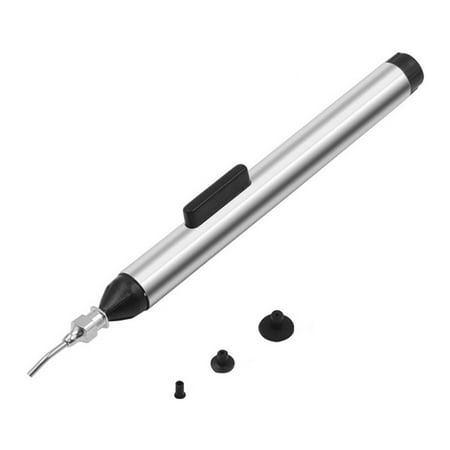 

Vacuum Sucking Pen Suction Remover Sucker Pump IC SMD Tweezers Pick Up Tool Soldering Tool Desoldering with 3 Suction Headers