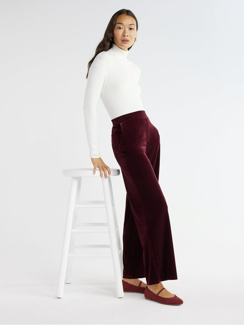 Time and Tru Women's Ribbed Knit Turtleneck, Sizes XS-XXXL