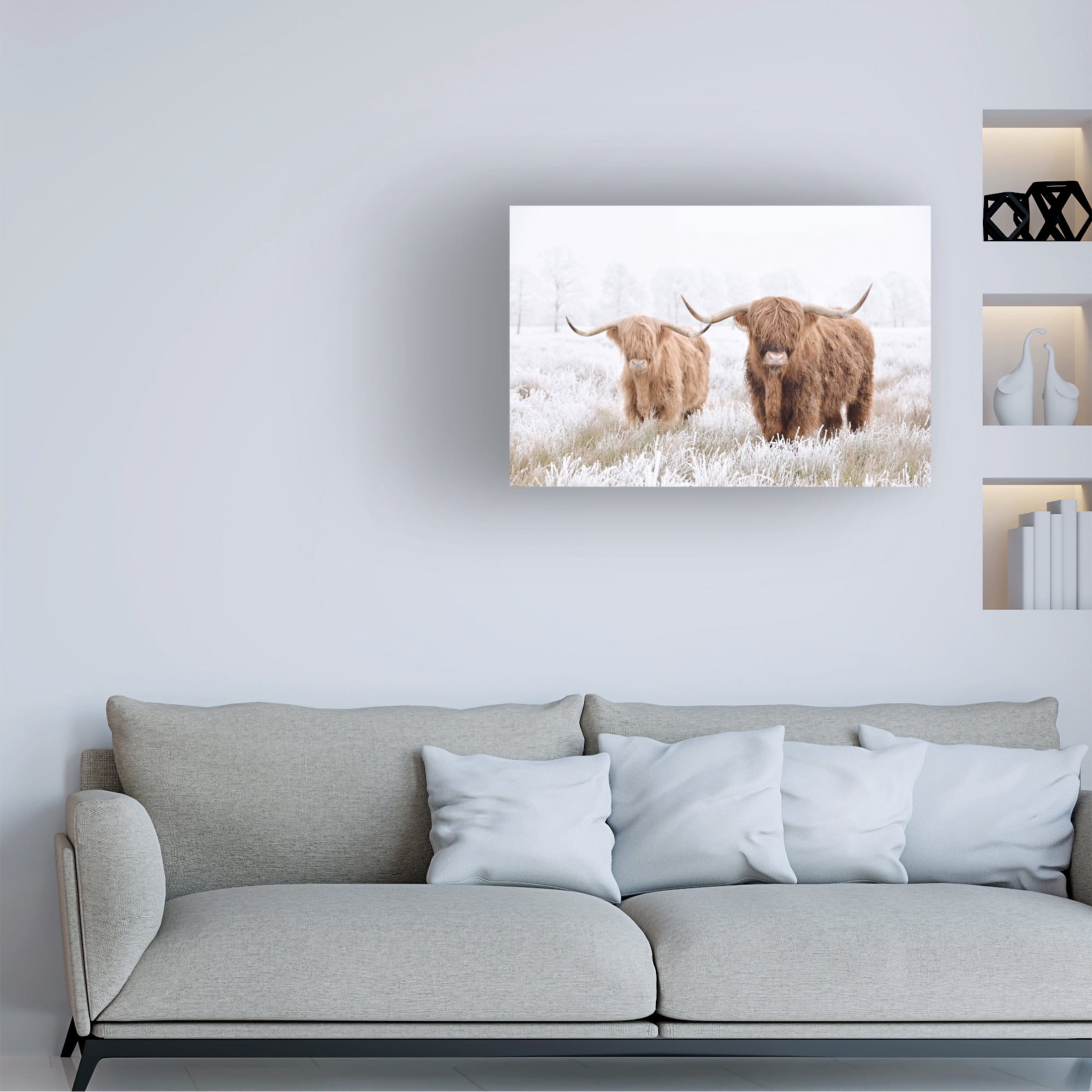 Canvas Wall Art - Krista Broadway 'Springfield' Wall Art for Living Room, Bedroom, or Office Décor by Trademark Fine Art - 47 x 30 Inches