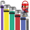 thumbnail image 1 of Bungee Cords WORKPRO Heavy Duty Outdoor, 22 unidades con tarro de almacenamiento, 1 of 8