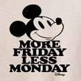 thumbnail image 3 of Disney - Mickey More Friday Less Monday - Women's Oversized T-Shirt, 3 of 5