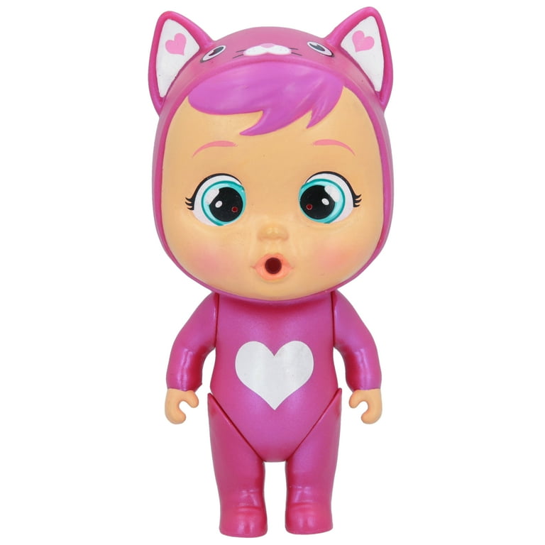Cry Babies Magic Tears Pink Edition, 8 Pieces Doll Playset with