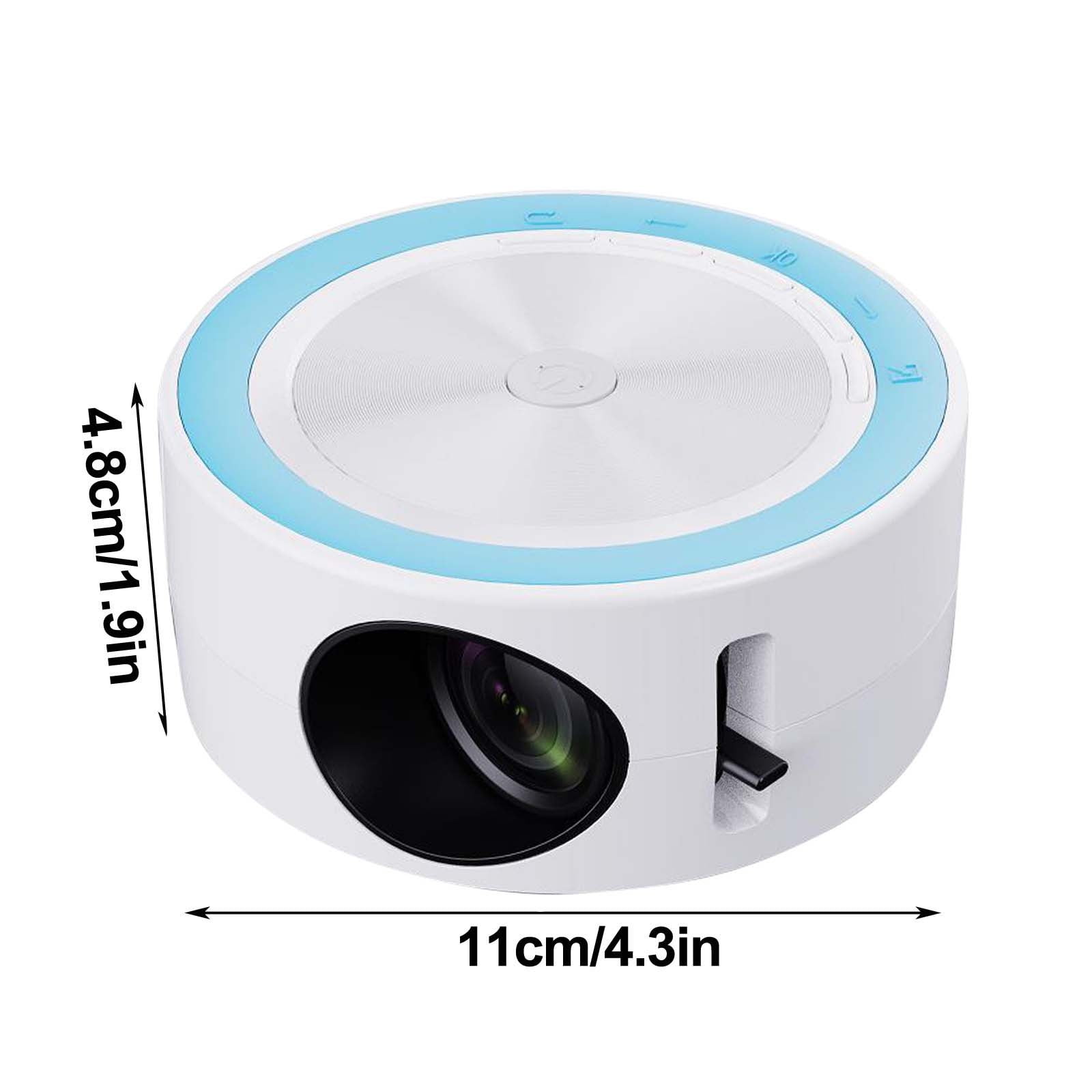 Mini Projector, Portable 1080p Projector, Outdoor Movie Projector Home Movie LED Video Projector, Movie Projector With USB Interface And Remote Control