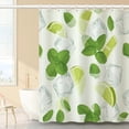 thumbnail image 5 of CSCHome Fresh Style Waterproof Bathroom Shower Curtain with 72x72 Inch Privacy Curtain, Variety of Color Styles to Choose From, 5 of 5