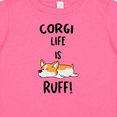 thumbnail image 4 of Inktastic Corgi Life is Rough Boys or Girls Baby T-Shirt, 4 of 5