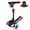 Black, variant on 3 Wheel Electric Scooter for Kids Ages 3-10, w/Storage Basket, LCD Screen, Full Body Lights Up, Wide Deck, 5Mph Safe Speed, 90min Riding, Balance Foldable Kick Scooter for Boys & Girls, Black