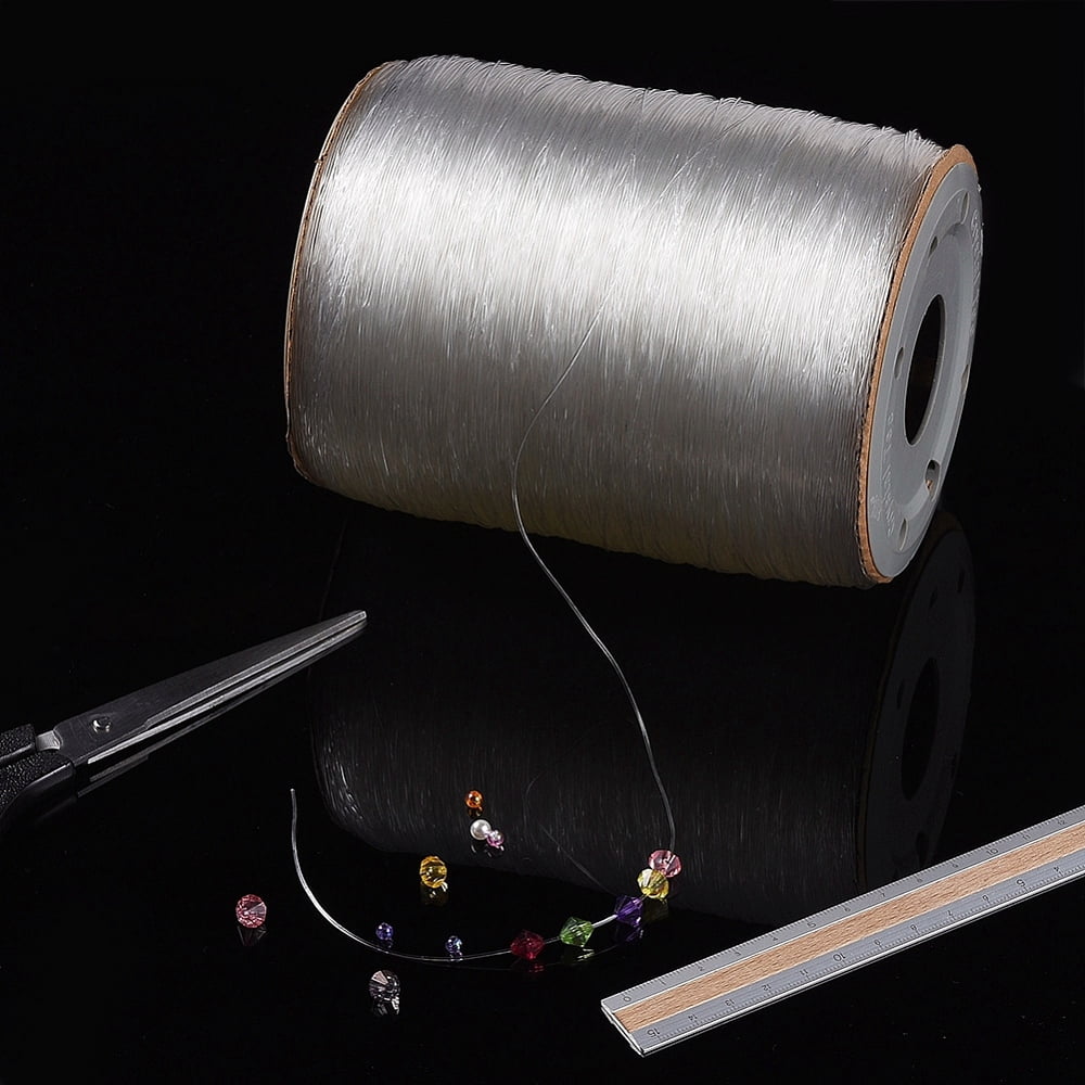 Elastic Crystal Thread Clear 0.8mm about 1093.61 yards(1000m)/roll