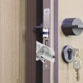 thumbnail image 3 of Cerradura de puerta portátil, pestillo de seguridad de metal para puerta de casa, hotel, dispositivo de seguridad, 3 of 7