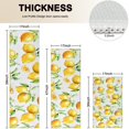 thumbnail image 4 of Yellow Lemon Fruit Slices White Pattern Kitchen Rugs Sets Of 3,Kitchen Runner Rugs Non Skid Washable,Decorative Kitchen Floor Mats for Kitchen,Sink,Laundry,17"x30"+ 17"x47" + 17"x59", 4 of 6