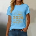 thumbnail image 4 of felwors Happy New Year Shirt for Women 2026 New Years Eve T-Shirt Countdown Fireworks Holiday Party Tops(Sky Blue, M), 4 of 8