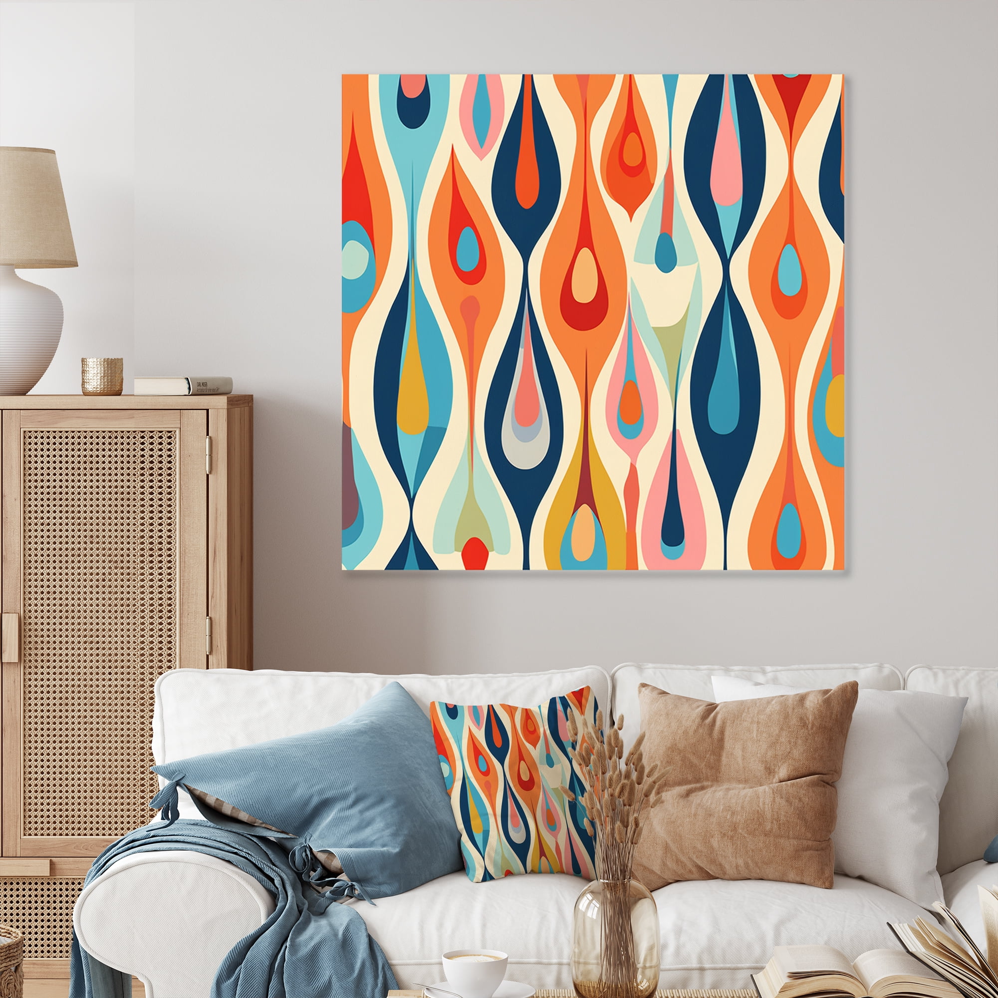 Designart 'Abstract Music and Rhythm ' Abstract Metal Wall Art
