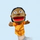 thumbnail image 1 of Marionetas de mano, juguete para padres e hijos, ventrílocuo, figura de medio cuerpo africana negra, juguete interactivo de marionetas de mano, juguete de peluche, 1 of 6