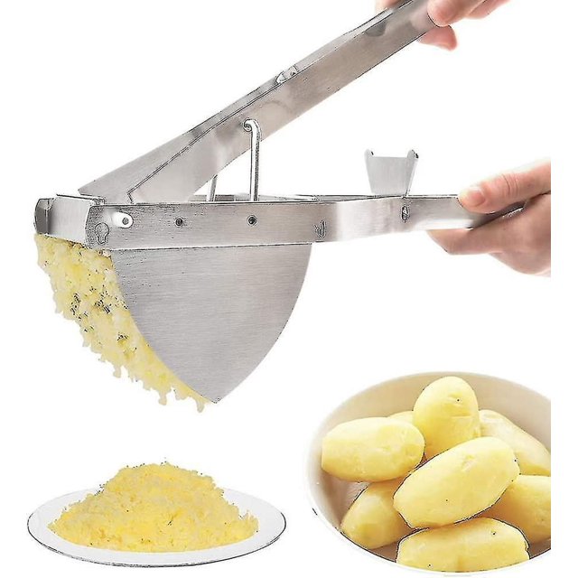 Potato Squeezer, Professional Stainless Steel Potato Squeezer For Fruits And Vegetables Puree