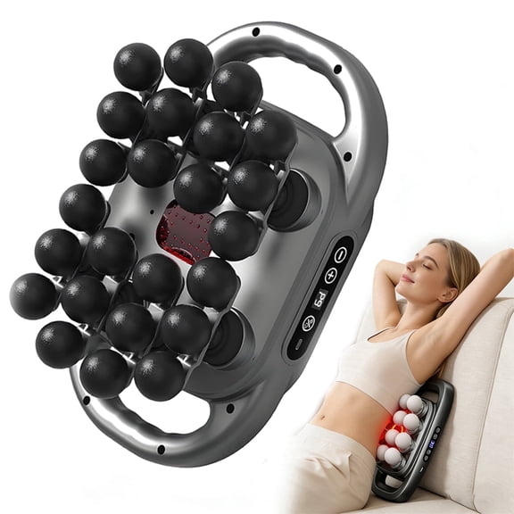 24 Heads Massage Gun, 20mm Deep Tissue, 9 Speeds, Quiet Portable Muscle Massager for Home Office & Post-Workout Recovery