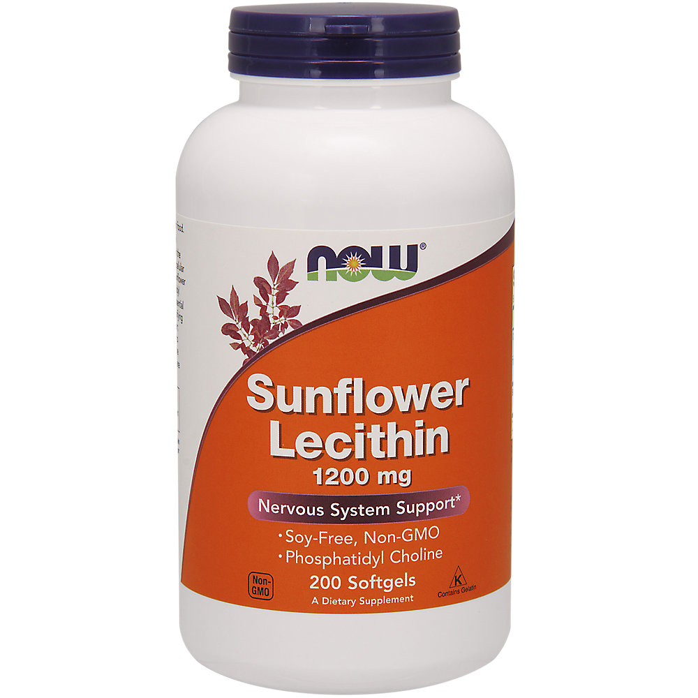Sunflower Lecithin Phosphatidyl Choline 1,200 MG (200 Softgels