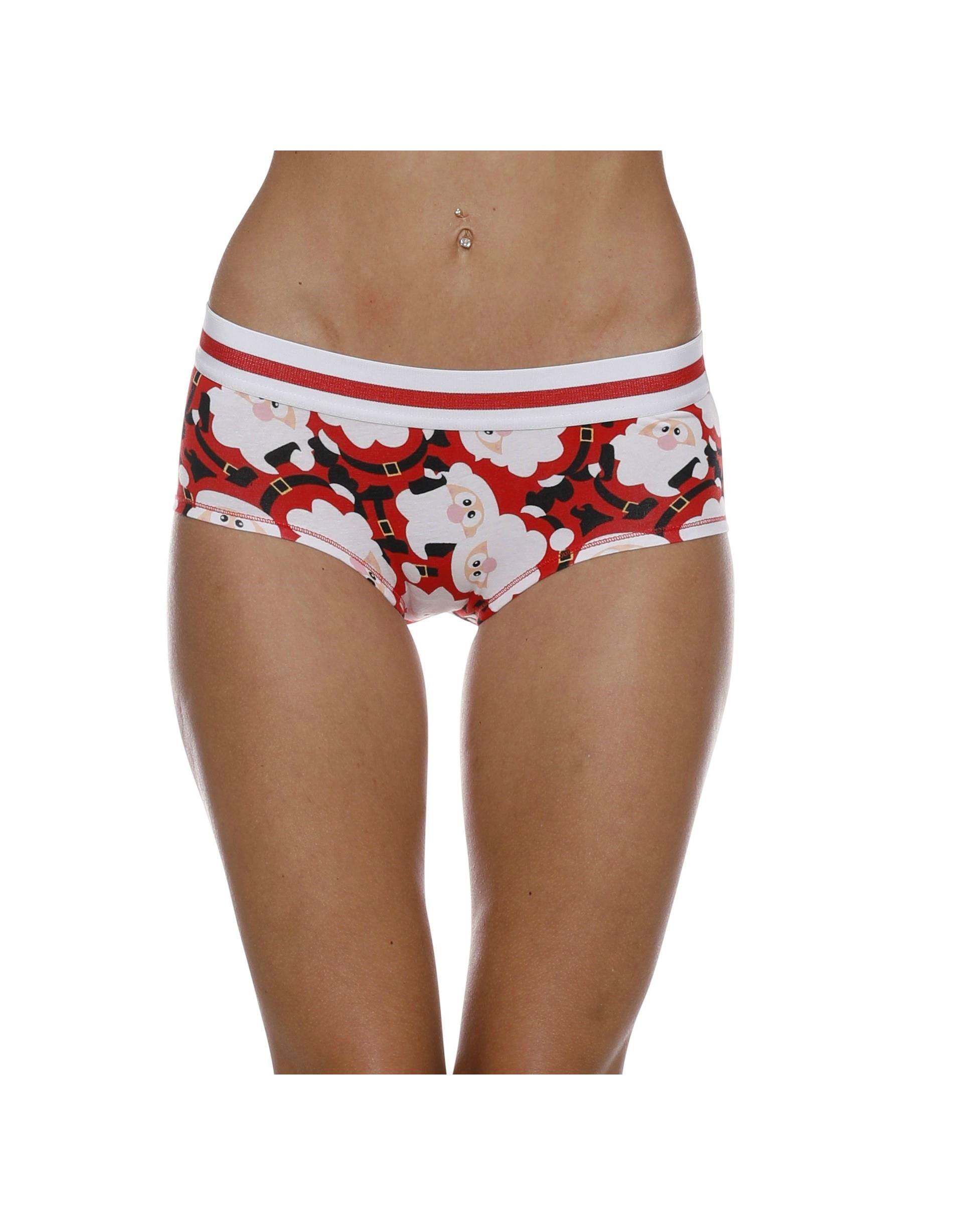 Secret Santa Secret Santa Womens Panties Christmas Briefs Boyshorts