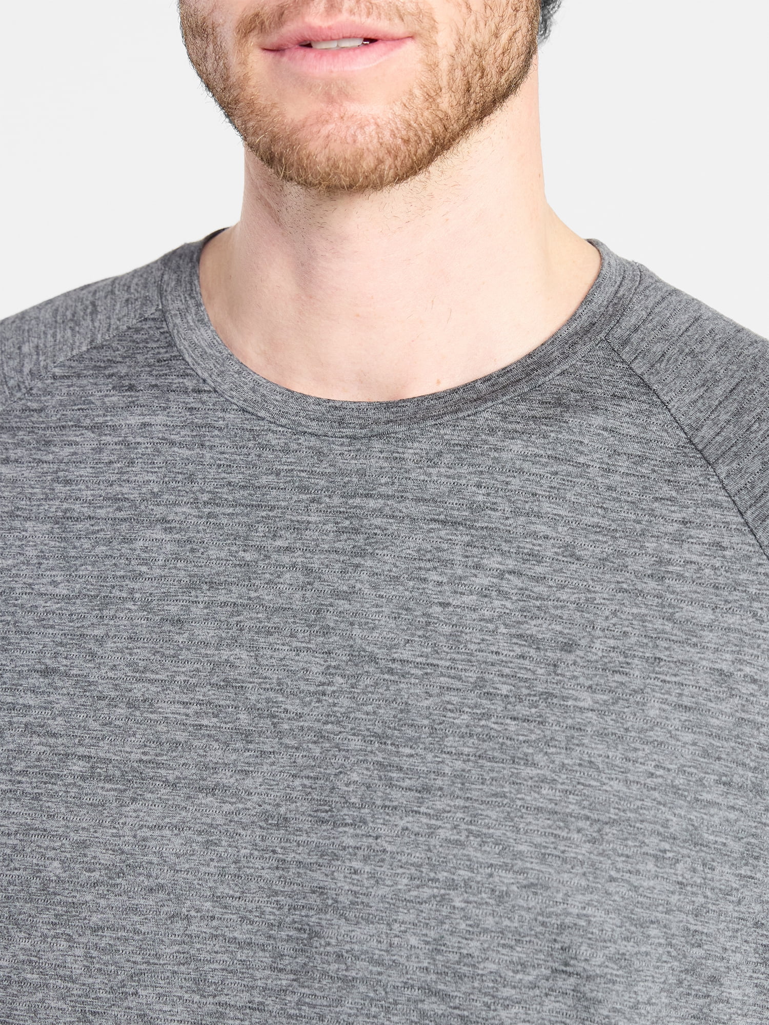 Athletic Works Men's and Big Men's Stripe Jersey Tee with Short Sleeves, Sizes XS-4XLT
