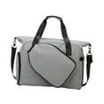 thumbnail image 2 of lacooooppia Badminton Bag Portable Versatile Tournament for Adult Waterproof Racket Bags with A Removable Adjustable Adjustable Road Table Tennis Bag Gray, 2 of 8
