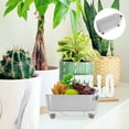 thumbnail image 4 of KALLORY Indoor Small Flower Pots 30.00X13.00X12.00CM White, 4 of 7
