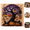 B, variant on Halloween Ghost Pearl Art DIY Kit, 3D Pearl Mosaic Craft Set, 6 Styles Haunted House Ghost, Skeleton, Witch & Owl Tree Canvas, DIY Fall Home Decor Wall Art, Beginner DIY Seasonal Party Gift F 1Pc