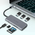 Konnek Stein 7in1 USB C Hub with HDMI, USB Ports, SD Reader & Power
