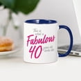 thumbnail image 3 of CafePress - Fabulous 40 Year Oid - 11 oz Ceramic Mug - Novelty Coffee Tea Cup, 3 of 4