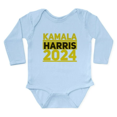 

CafePress - Kamala Harris 2024 - Long Sleeve Cotton Baby Bodysuit