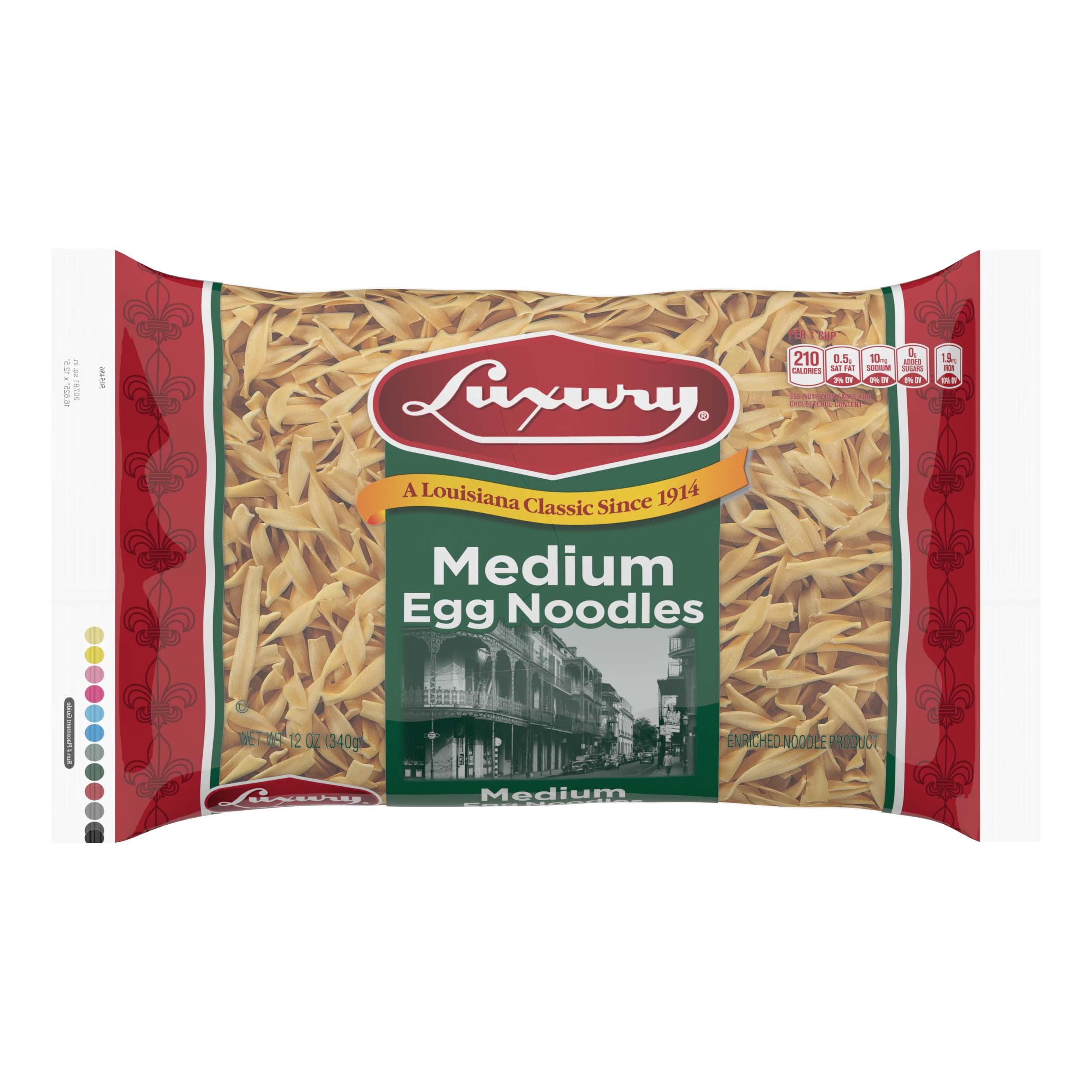 (3 pack) Luxury Medium Egg Noodles, 12-Pack (12 oz Each) – Enriched Pasta for Soups, Stroganoff, and Classic Recipes