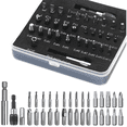 thumbnail image 1 of 33Pcs Damaged Screw Extractor Kit & Screwdriver Bits Set Easy Out Stripped Screw Bolt Extractor Set, 1 of 7