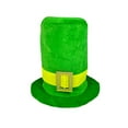 thumbnail image 2 of DJN St. Patrick's Day Top Hat Green Irish Magician Hat with Shamrock Theme Party Hat B One Size, 2 of 6