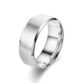 thumbnail image 3 of Anillo clásico de tungsteno para hombre y mujer, sortija de acero inoxidable cepillado, 6 colores, 8mm, accesorios de joyería para parejas, 3 of 4