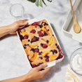 thumbnail image 2 of 2pc Stoneware Rectangle Baking Dish Set - Bakeware, Microwave & Oven Safe, Dishwasher Safe, 2 of 5