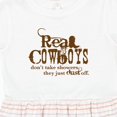 thumbnail image 4 of Inktastic Real Cowboys Girls Toddler Dress, 4 of 5