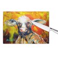 thumbnail image 4 of Carolines Treasures MW1277LCB Happy Cow Glass Cutting Board - Large, 4 of 4