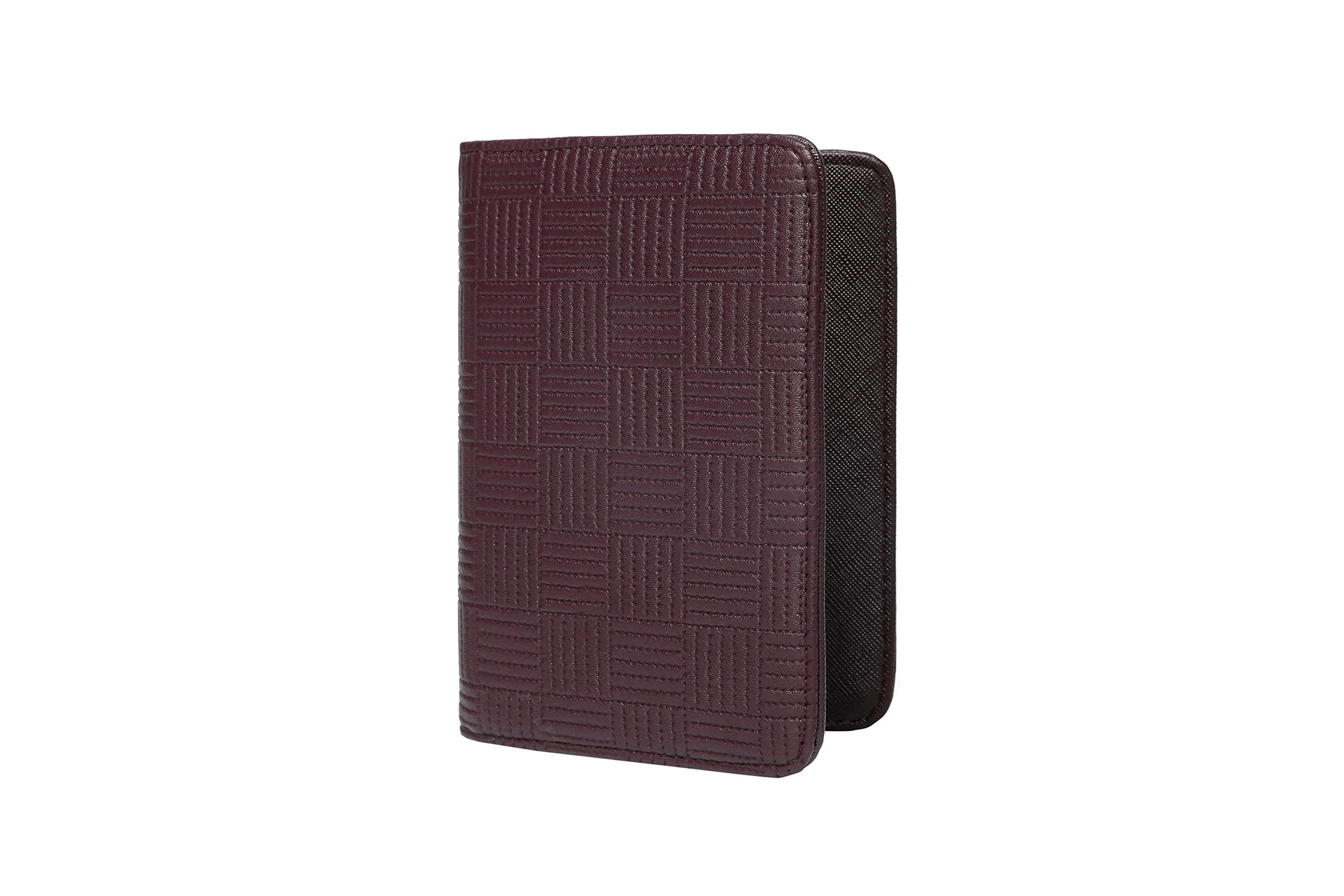 Daisy Rose Luxury Passport Holder Cover Case | PU Vegan Leather RFID Travel  Organizer Card Holder - Pink Snake