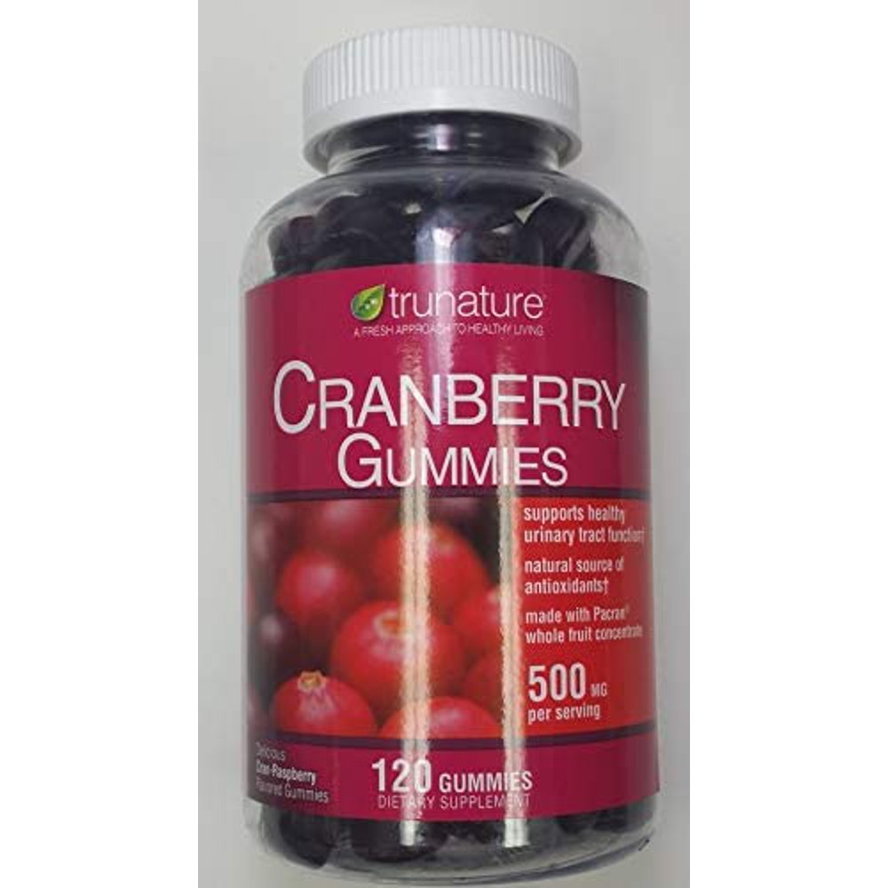 TruNature 500 mg Cranberry Gummies (120 Count)