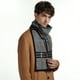 thumbnail image 3 of 2022 Luxury Brand Winter Plaid Cashmere Scarf for Men Warm Neck Scarfs Male Business Scarves Long Pashmina Christmas Gifts, 3 of 4