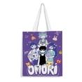 thumbnail image 1 of Cool Omori Game Bolso de tela con estampado de lienzo para mujer, bolsa de compras reutilizable y estética, con cremallera interior, regalo para mujer,38*45cm., 1 of 6